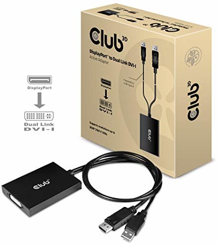 Club 3D CAC-1010 adapter DisplayPort > DVI-D (Active Dual) CAC-1010