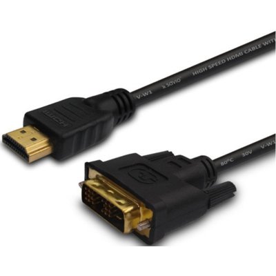 Elmak SAVIO CL-10 Kabel HDMI AM 19pin - DVI-D M 18+1 4Kx2K 1,5m