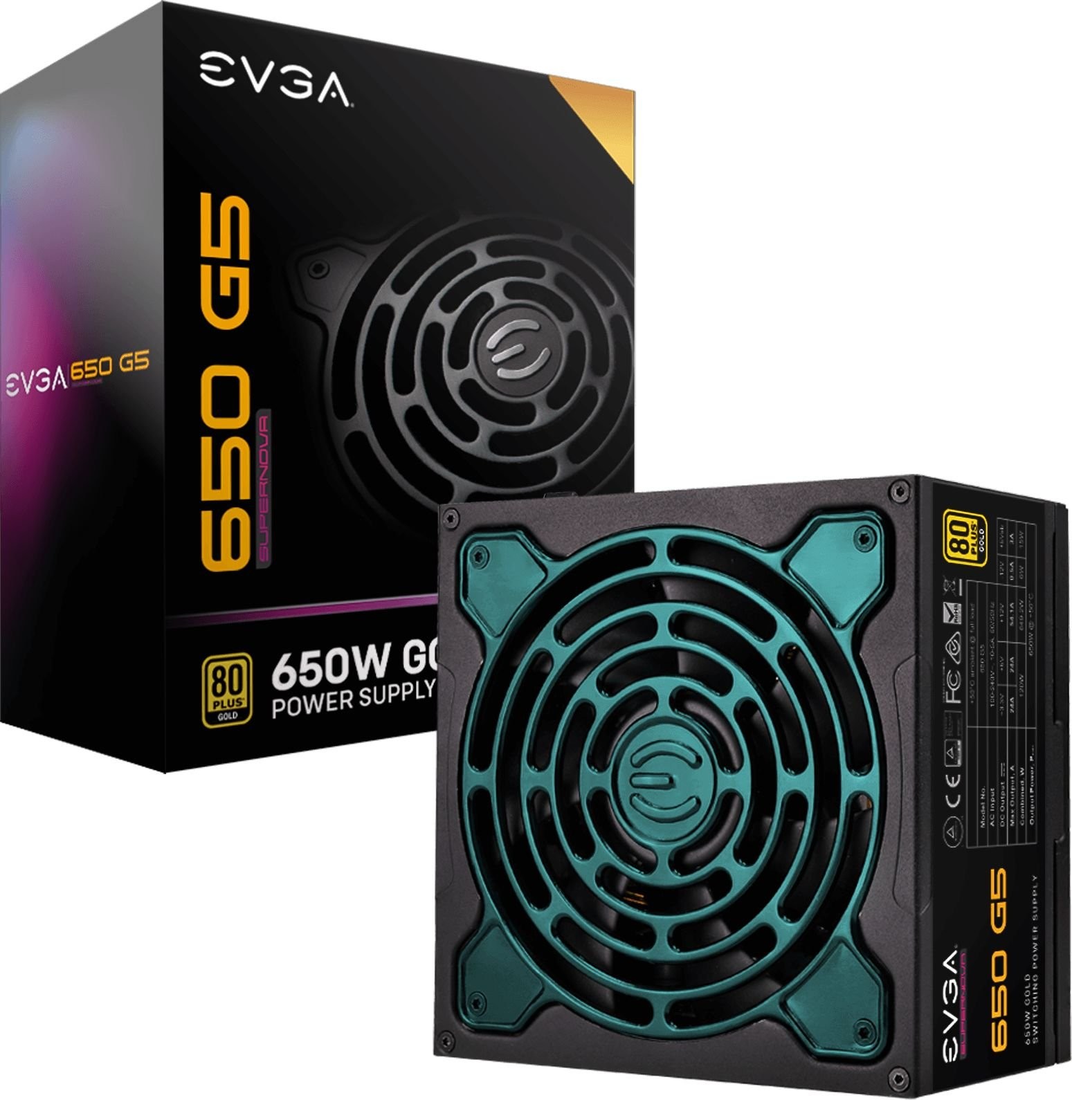 EVGA SuperNOVA G5 650W (220-G5-0650-X2)