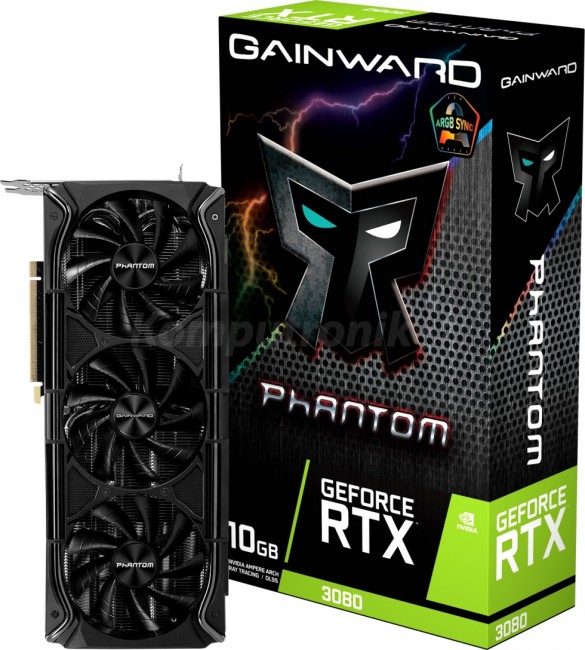 Gainward GeForce RTX 3080 Phantom+ 10GB GDDR6X 471056224-2881