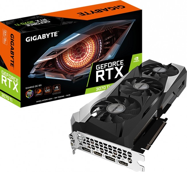 Gigabyte GeForce RTX 3070 Ti Gaming OC 8GB GDDR6X GV-N307TGAMING OC-8GD GV-N307TGAMING OC-8GD