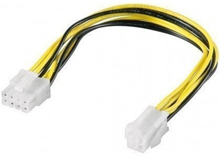 Goobay 51358 ATX12 P4 PC power cable/adapter 4-pin to 8-pin, 0.2m 51358