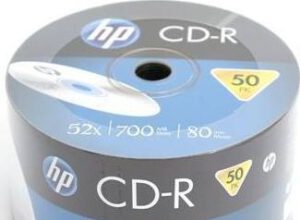 HP Hewlett-Packard CD-R | 700MB | x52 | cake 50 WHITE FF InkJet Printable HPCDP50C