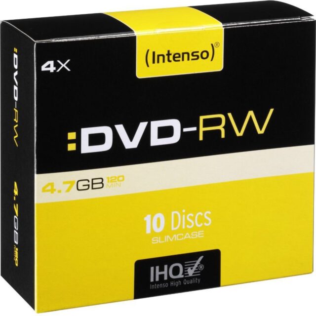 Intenso DVD-RW 4x SC 4.7GB 10 - 4201632