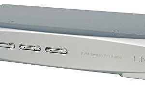 LINDY 39305 nowoczesna DisplayPort 4 K Pulpit Srebrny 39305