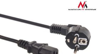 Maclean Kabel zasilający1.5 m wtyk EU MCTV-691