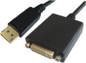 Mcab Adapter AV DisplayPort na DVI Czarny 7003508