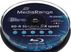 MediaRange BD-R DL 6x CB 50GB MediaR Pr. 10 - MR509