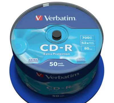 Verbatim Dysk Extra Protection CD-R 700MB/80min 52x Extra Protection 50 szt 43351)