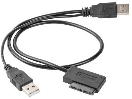 Gembird Adapter USB M +Power SATA Slim SSD na kablu AKGEMKA00000004