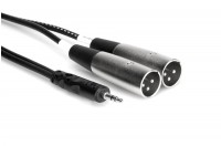 Hosa CYX-402M kabel TRS 3.5mm 2 x XLRm 2m