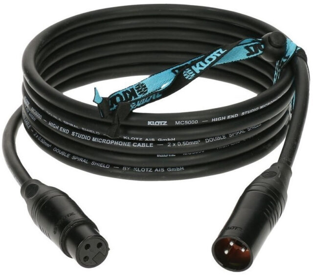 Klotz M5KBFM010 profesjonalny kabel mikrofonowy hi-end 1m