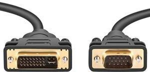 PremiumCord Kabel DVI-I D-Sub VGA 2m czarny kpdvi1a2 kpdvi1a2