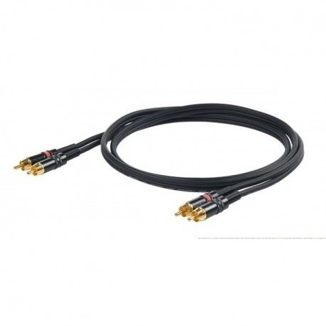 Proel chlp250lu15 kabel audio kabel audio (2 x RCA, 2 x RCA, męski, prosty) CHLP250LU15
