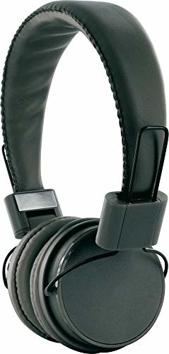 Schwaiger GmbH GmbH -KH510S 513 słuchawki z odpinanym kablem typu jack, słuchawki nauszne z wejściem jack 3,5 mm, zintegrowany mikrofon kablowy, kolor czarny, 155 cm x 220 cm 4004005022841